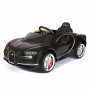 Детский электромобиль Bugatti Chiron (черный лак, 12V) - HL318