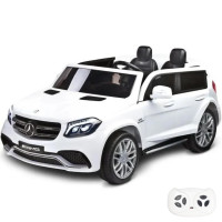 Электромобиль Mercedes Benz GLS63 (белый, 4WD, 12V) - HL228