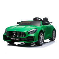 Детский Mercedes-Benz GT R (зеленый, 4WD, 12V) - HL289-GREEN