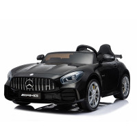 Детский электрический автомобиль Mercedes-Benz GT R (черный, 4WD, 12V) - HL289-BLACK