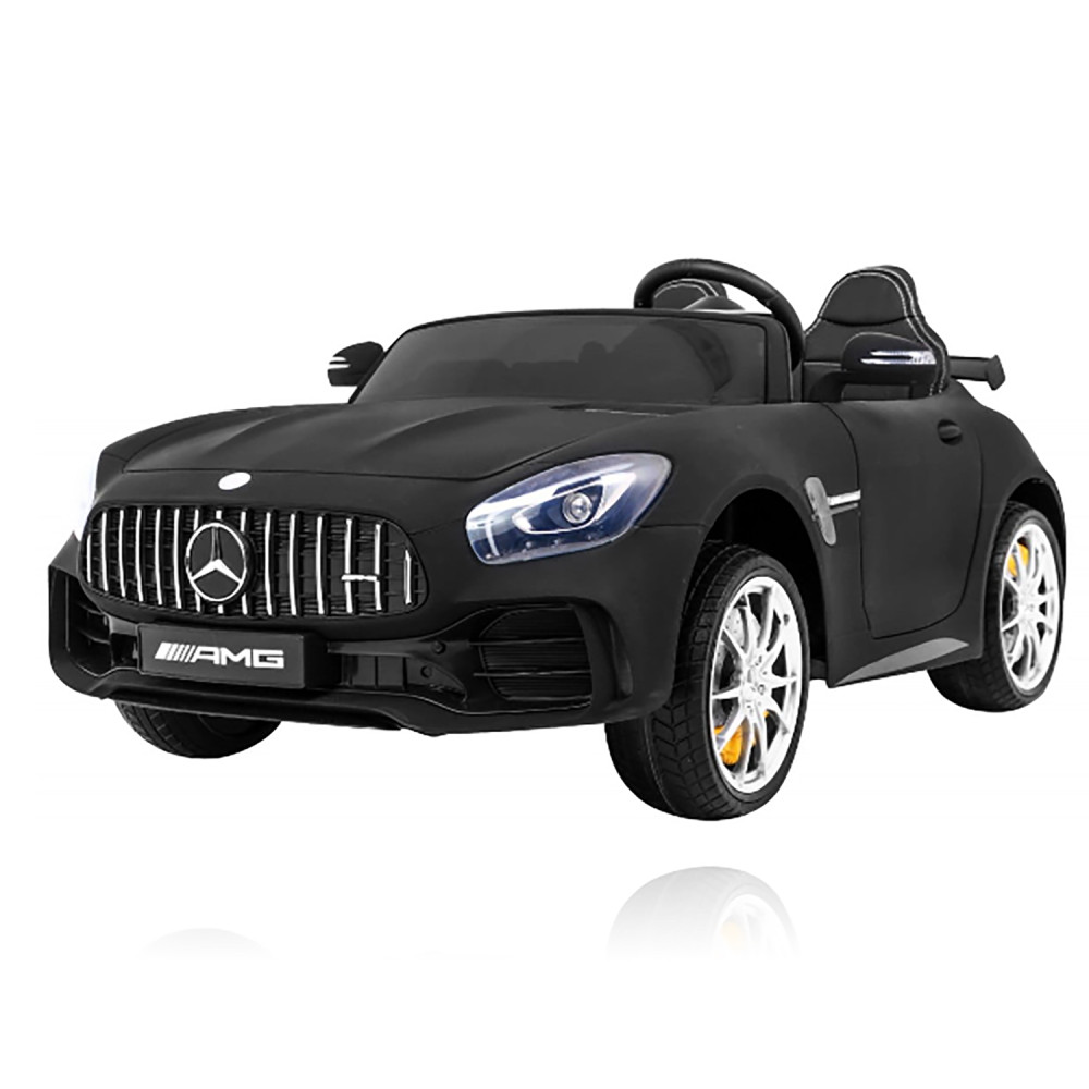 Двухместный Mercedes-Benz GT R (черный матовый, 4WD, 12V, MP4) - HL289-MATTE-BLACK-MP4