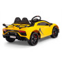 Детский электромобиль Lamborghini SVJ (желтый, 12V) - HL328