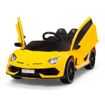 Электрический автомобиль Lamborghini SVJ (желтый, 12V) - HL328