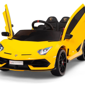 Электрический автомобиль Lamborghini SVJ (желтый, 12V) - HL328