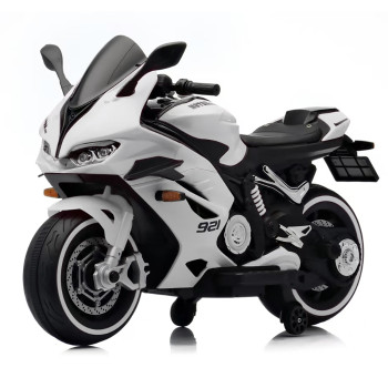 Детский электромотоцикл Ducati (12V, EVA, ручка газа, спидометр) - FT-921-WHITE