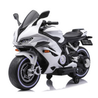 Детский электромотоцикл Ducati (12V, EVA, ручка газа, спидометр) - FT-821-WHITE