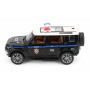 Радиоуправляемая металлическая полицейская машина Land Rover Defender 1:22 - HCL-3610-BLACK