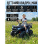 Детский электромобиль квадроцикл X-Robust (черный, 24V, 4WD, пульт, EVA) - XMX651-24V-4WD-BLACK