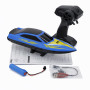 Радиоуправляемый катер (15 км/ч, 25 см, 30 мин, 7 видов подсветки) - HJ825B-BLUE