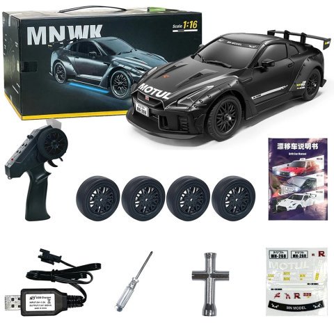 Радиоуправляемая машина для дрифта Nissan GTR - MN-268-BLACK