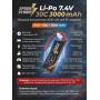 Аккумулятор Speed Storm Li-Po 7.4V 30C 3000 mAh разъем T-plug (Deans) - SS-2S3000-30-D