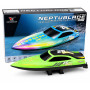 Радиоуправляемый катер NeptuBlade (25 км/ч, 32 см, 30 мин, 7 видов подсветки) - HJ826B-GREEN