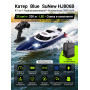 Радиоуправляемый катер Blue SuNew с сумкой (47 см, 35 км/ч, акб 3000 mAh) - HJ806B-CARBON-BLUE