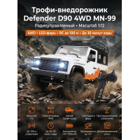 Радиоуправляемый внедорожник Defender D90 4WD 1:12 - MN-99-WHITE