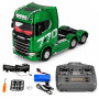 Радиоуправляемый тягач Scania HUINA масштаб 1:18 - HN1501PRO-GREEN
