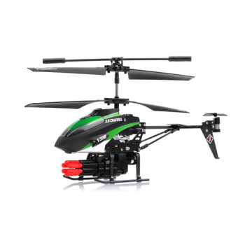 Радиоуправляемый вертолет WLtoys V398 с ракетной установкой и снарядами