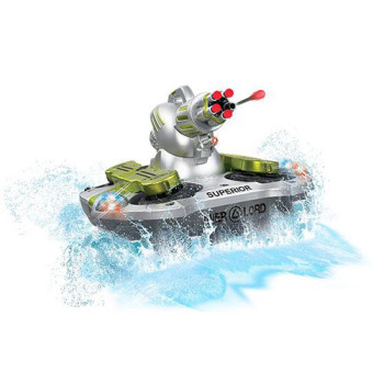 Радиоуправляемый танк-амфибия, стреляющий присосками 2.4G YED 24883B