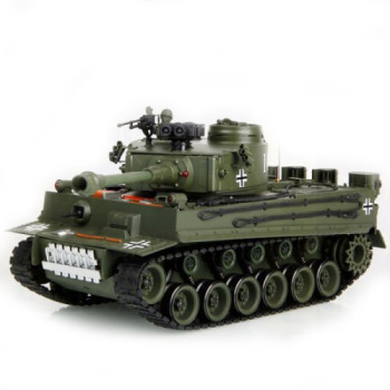 Радиоуправляемый танк German Tiger Green масштаб 1:20 40Mhz Household 4101-2