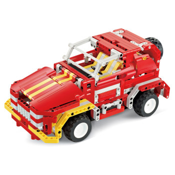 Радиоуправляемый конструктор - грузовик "Пожарная машина" QiHui 8002