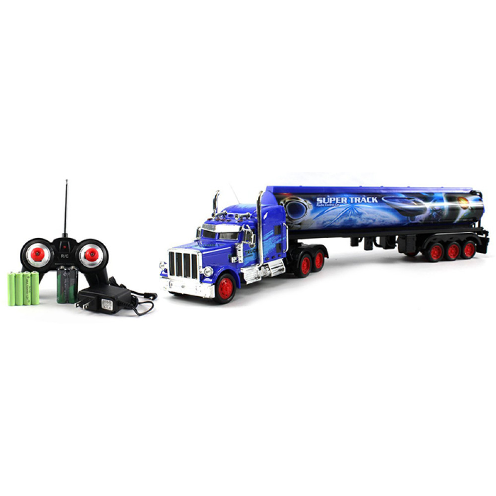 Радиоуправляемый трейлер цистерна Super Track HuangBo Toys 666-405