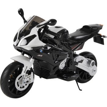 Детский электромотоцикл BMW S1000PR Black 12V - JT528