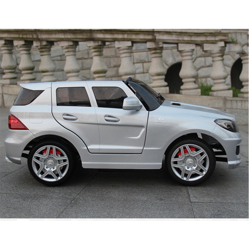 Радиоуправляемый детский электромобиль Merсedes-Bens ML63 AMG Silver 12V 2.4G - DMD-168-S