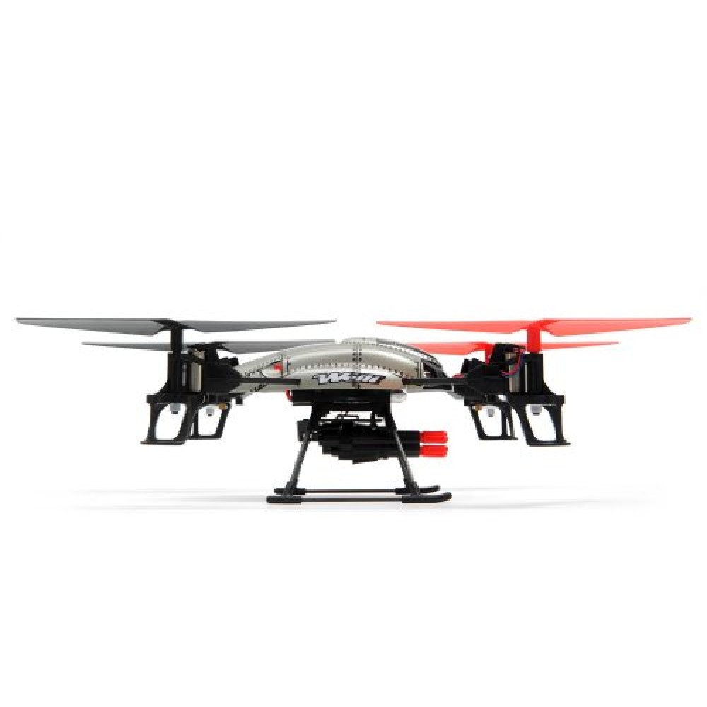 Радиоуправляемый квадрокоптер WL toys V989 2.4GHz с пушкой стреляющей ракетами - V989