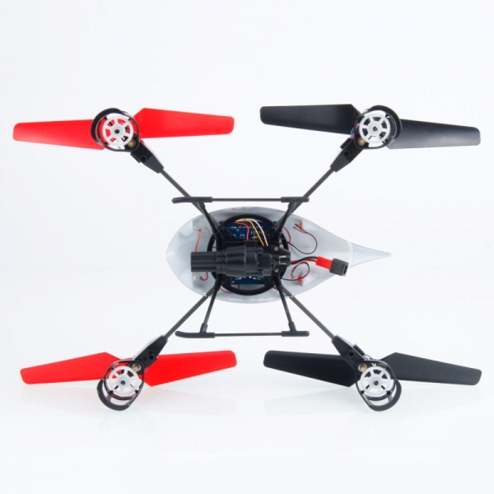 Радиоуправляемый квадрокоптер WL toys V989 2.4GHz с пушкой стреляющей ракетами - V989