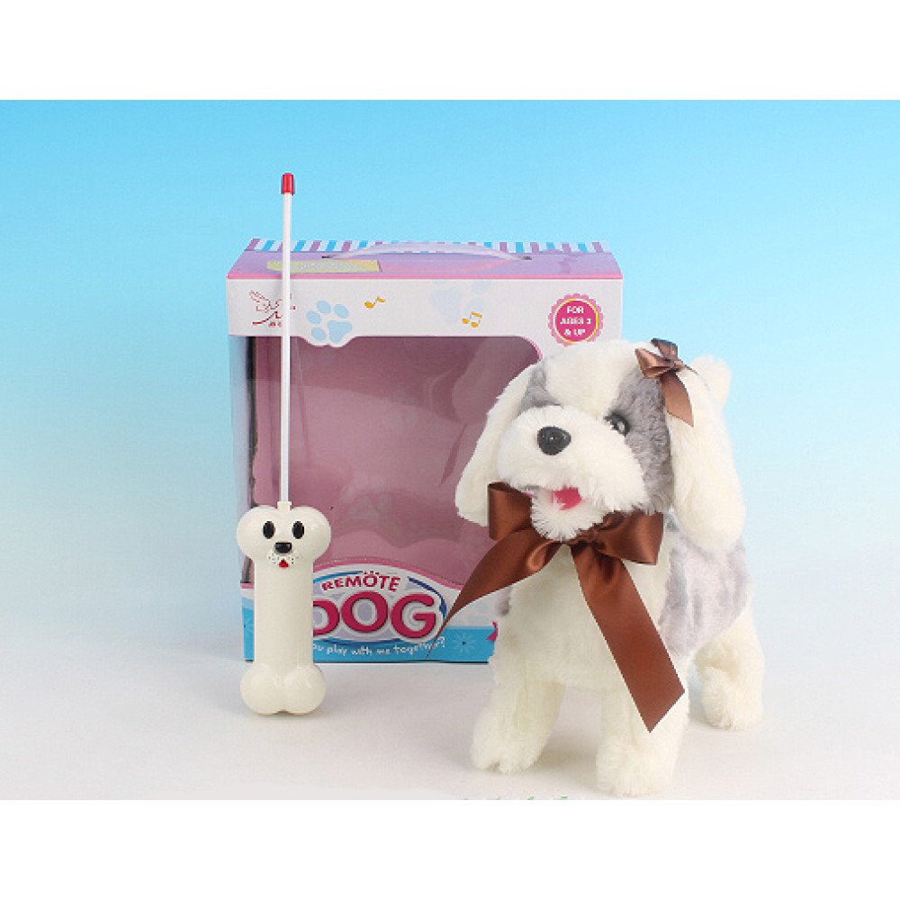 Радиоуправляемая плюшевая собака "Болонка" Nanyang 9699B4