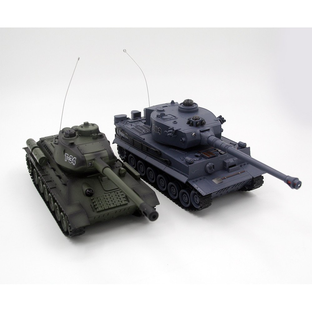 Радиоуправляемый танковый бой T34 и Tiger 1:28 - 99824