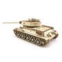 Конструктор 3D деревянный подвижный Lemmo Танк Т-34-85 - Т-34