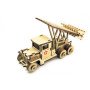Конструктор 3D деревянный подвижный Lemmo Катюша - ЗИС-1