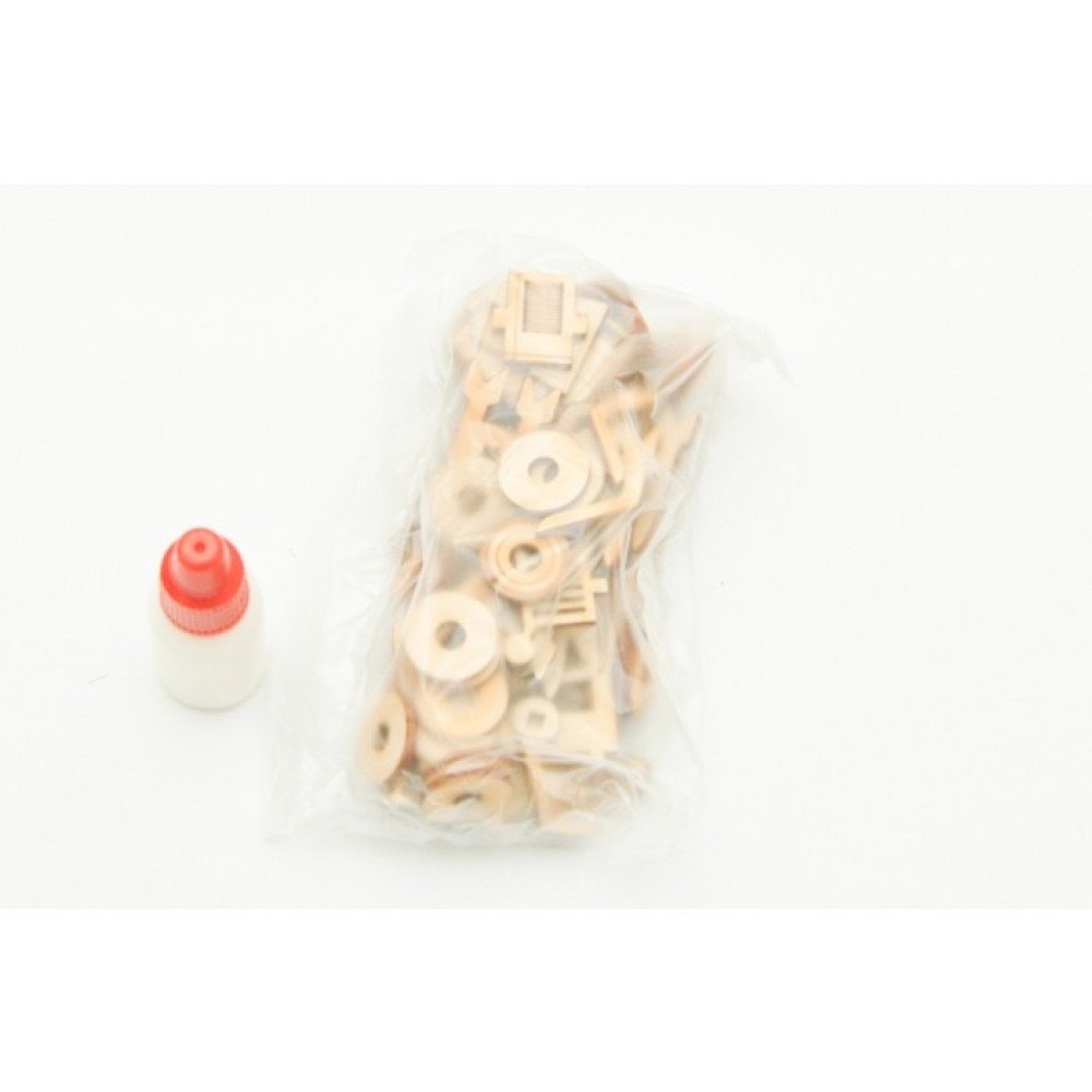 Конструктор 3D деревянный подвижный Lemmo Катюша - ЗИС-1