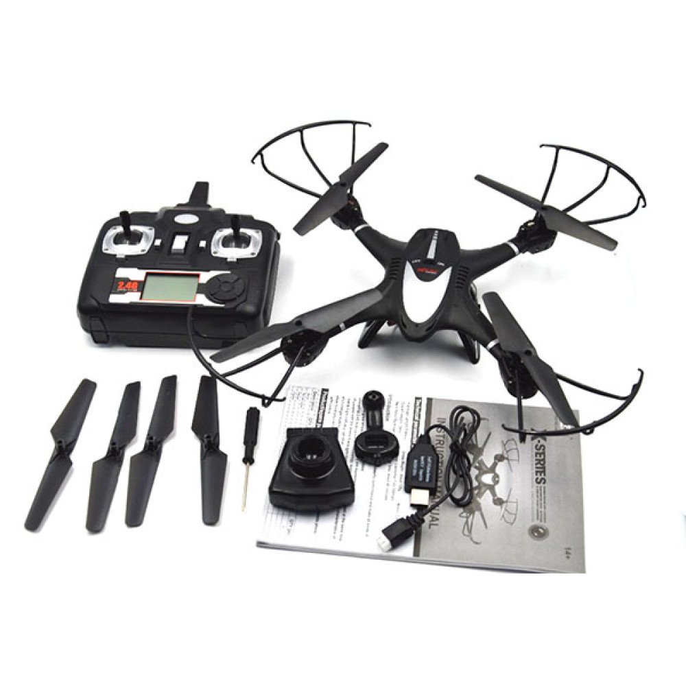 Радиоуправляемый квадрокоптер с барометром MJX X401H-B (черный) FPV 2.4G - X401H-B