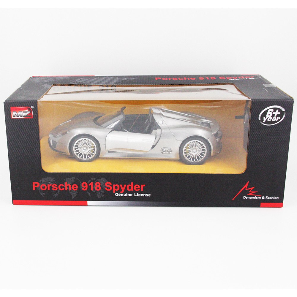 Радиоуправляемая машина Porsche 918 Spider Silver 1:14 - 2246J-S