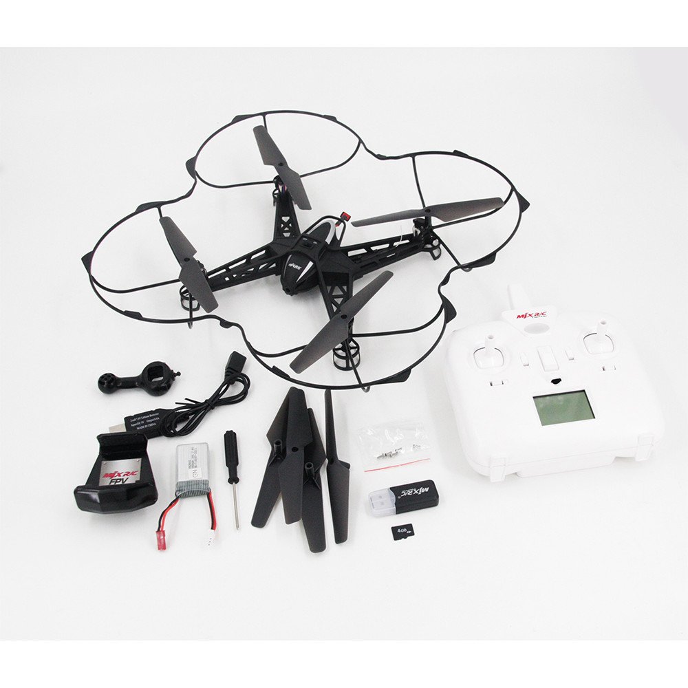 Радиоуправляемый квадрокоптер с барометром HD камера MJX X301H FPV 2.4G - X301H