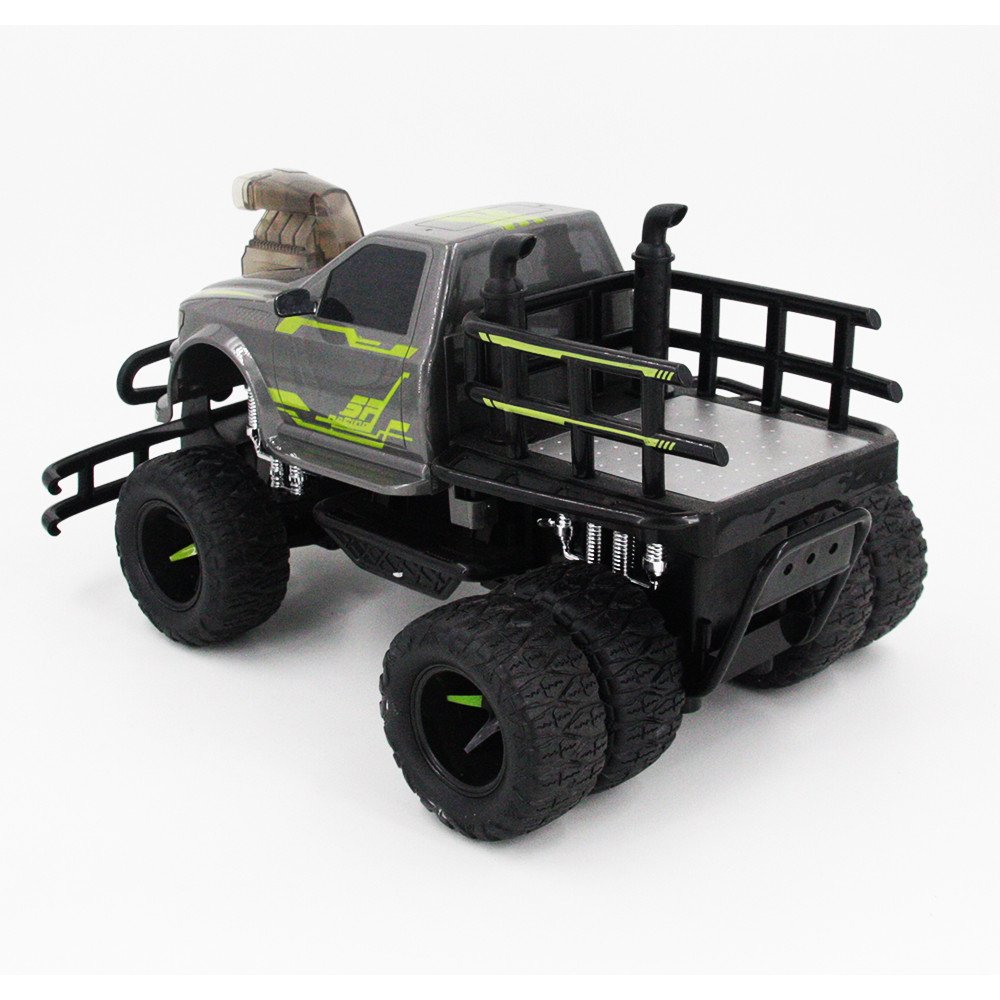 Радиоуправляемая машина джип 6х6 YED Grey Sky Thunder WE-8 Truck - YE81404