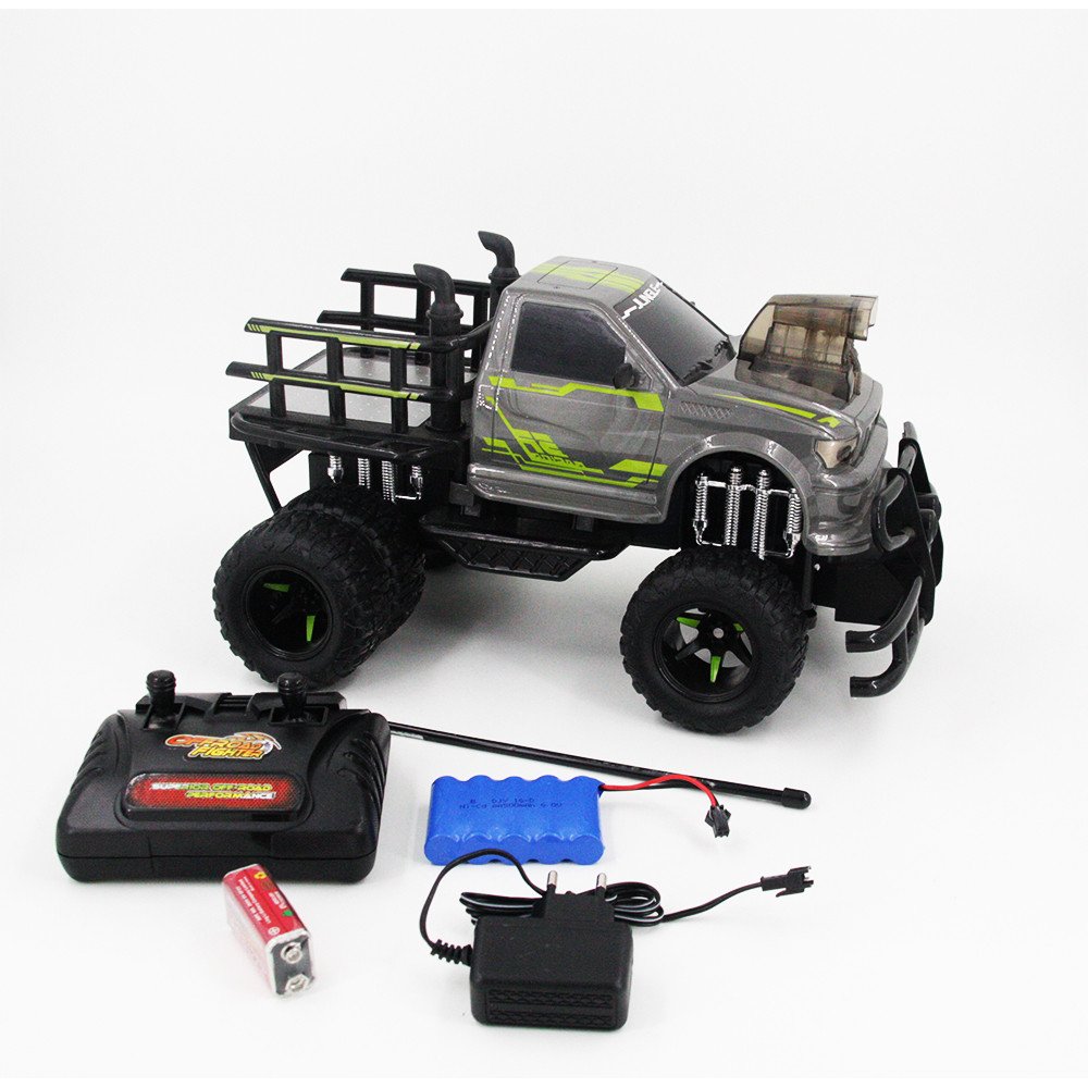 Радиоуправляемая машина джип 6х6 YED Grey Sky Thunder WE-8 Truck - YE81404