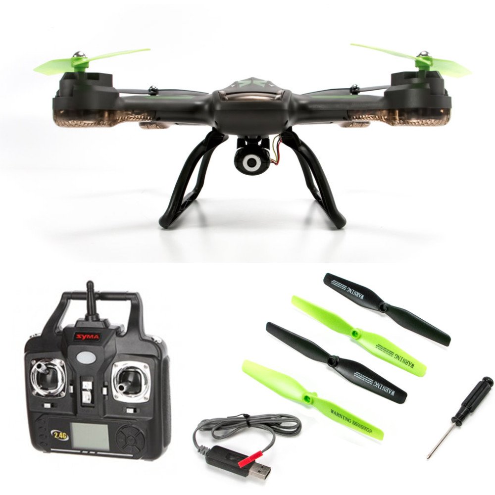 Радиоуправляемый черный квадрокоптер Syma X54HW с WIFI камерой и барометром - X54HW-B