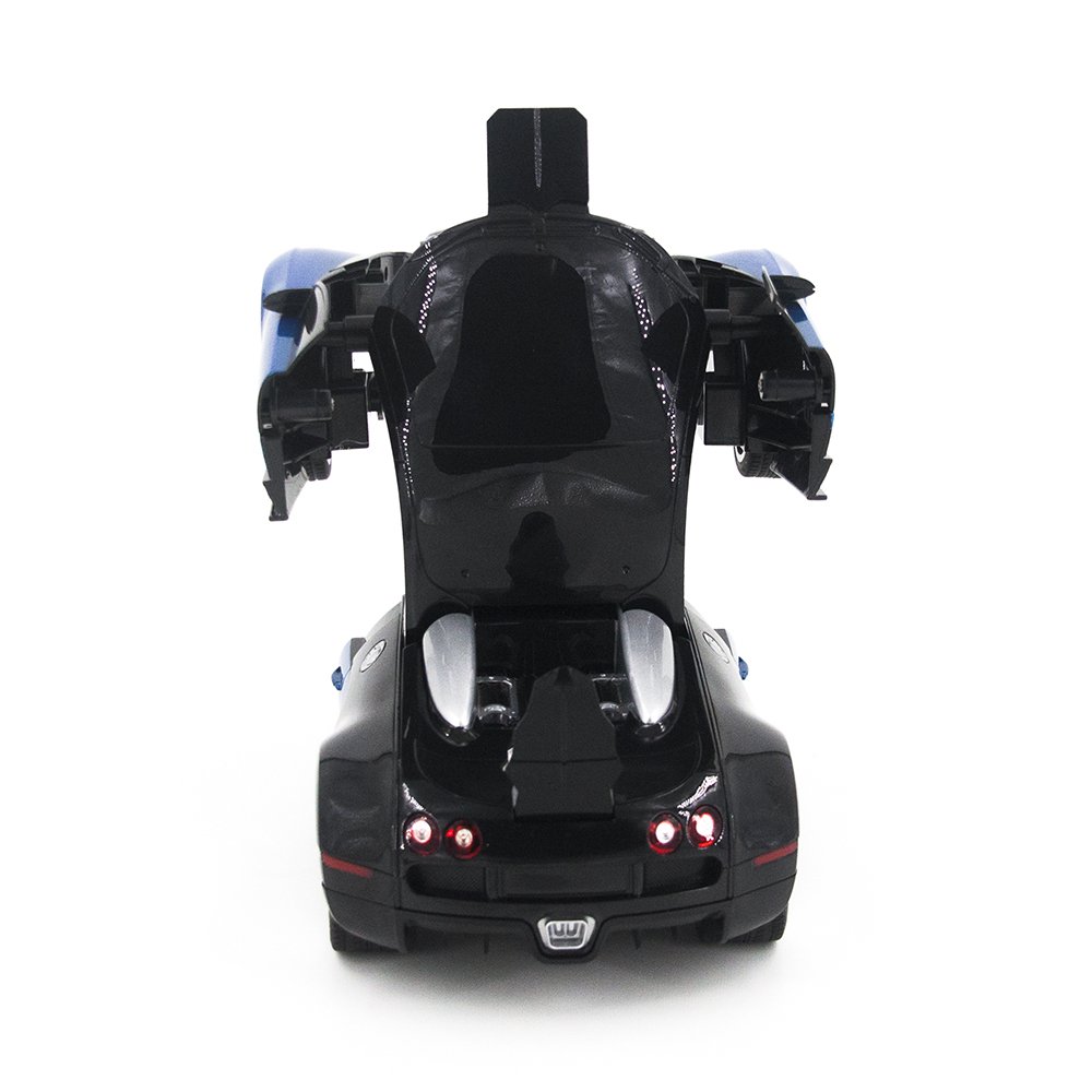Радиоуправляемый трансформер робот зверь Bugatti Veyron Blue 1:14 - MZ-2801P-B