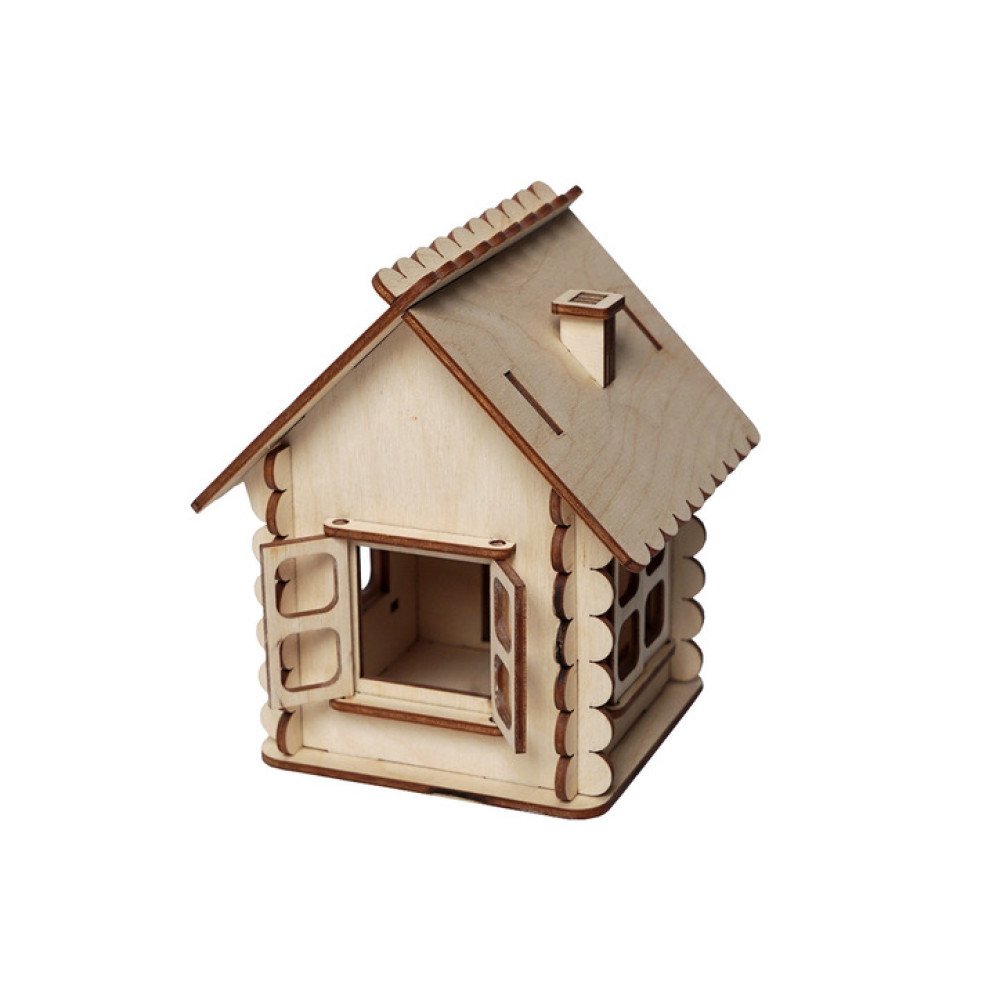 Деревянный конструктор Lemmo Домик маленький - 00-59