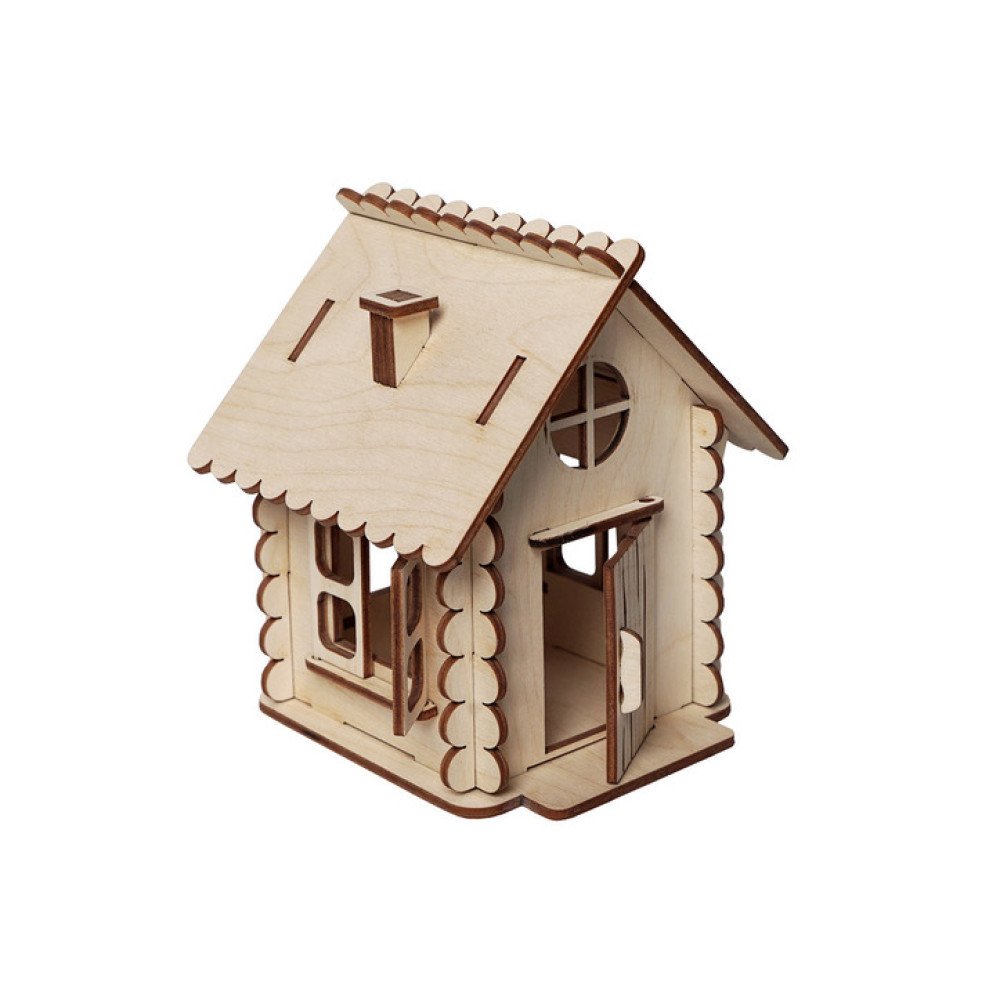 Деревянный конструктор Lemmo Домик маленький - 00-59