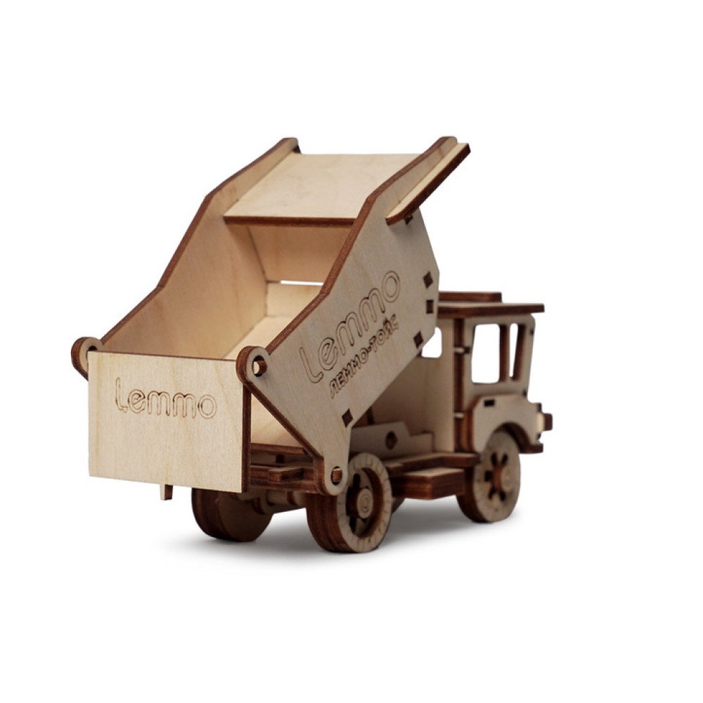 Деревянный конструктор Lemmo Самосвал 