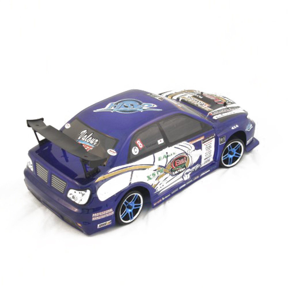 Радиоуправляемый автомобиль для дрифта HSP Flying Fish 1 LED фары 4WD 1:10 2.4G - 94123T-12340-BL