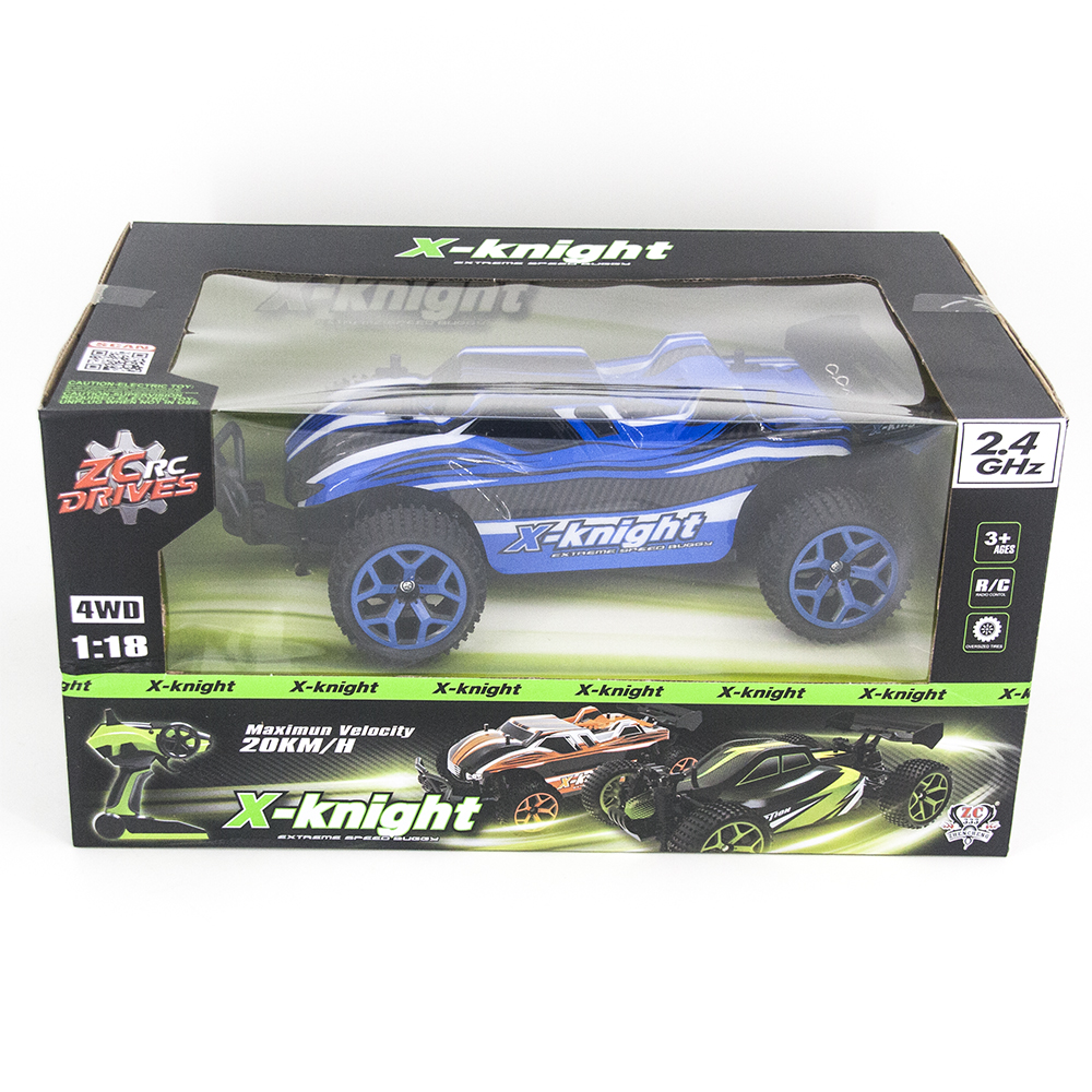 Радиоуправляемая трагги ZC X-Kinght Blue 4WD 1:18 2.4G - 333-GS05B