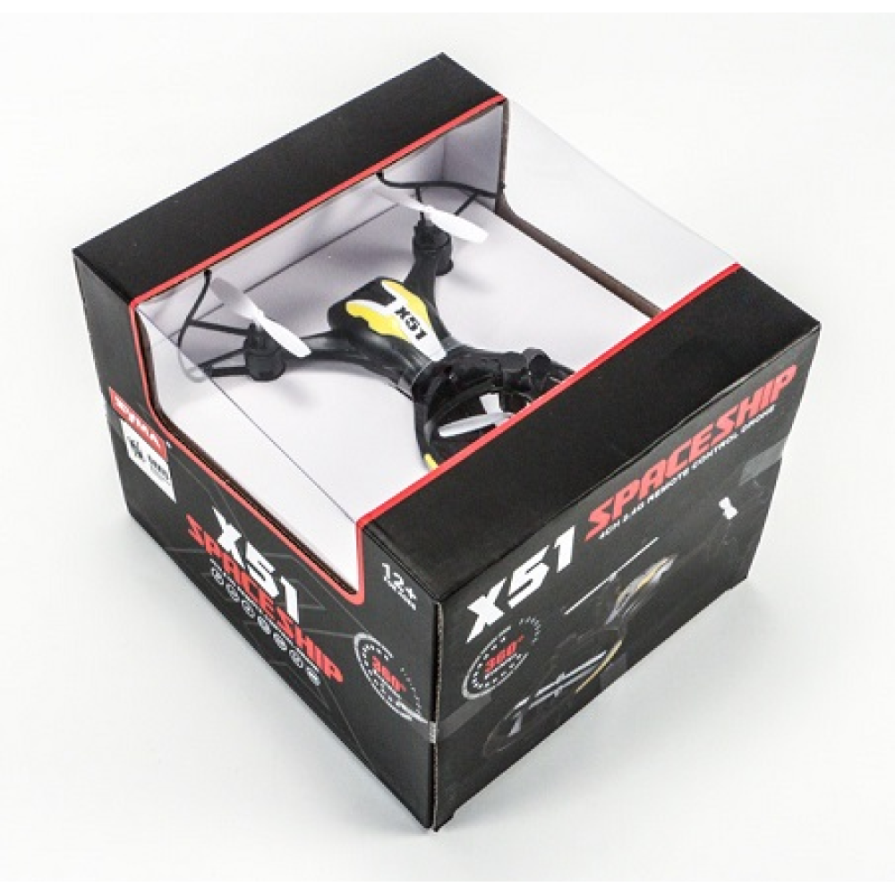 Радиоуправляемый трикоптер Syma X51 Spaceship 6 axis Gyro 2.4G - SYMA-X51