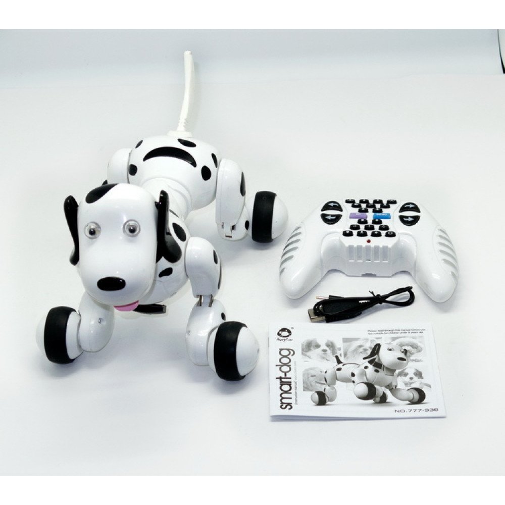 Радиоуправляемая робот-собака HappyCow Smart Dog Black - 777-338