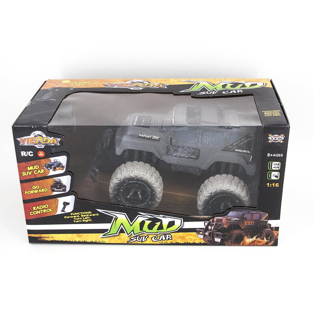 Радиоуправляемый серый внедорожник YED MUD SUV 1:16 - YE81407-G
