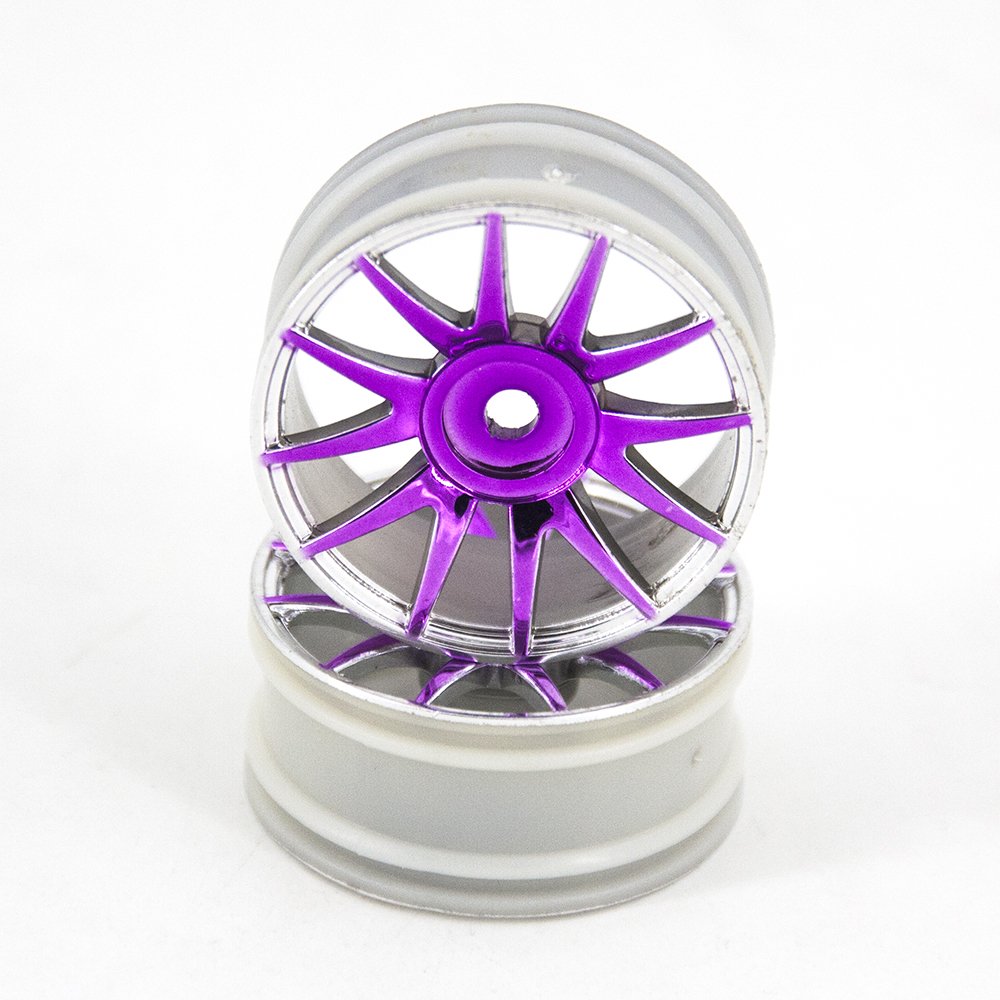 Колесные диски HSP (хром с фиолетовом)  2 шт - 82827PP