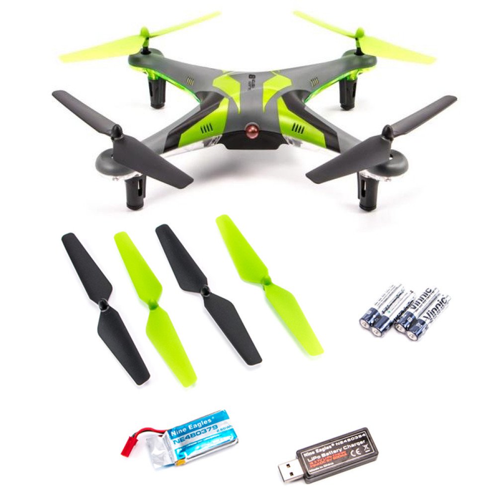 Радиоуправляемый квадрокоптер Nine Eagles Galaxy Visitor 8 Black&Green 2.4G - NE201914